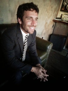 White shirt, wool blazer. The fit is the magic.