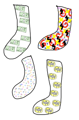 You do not want to be "the guy with the socks," so avoid Bat-Man, the Benjamins, and over-the-top colors.