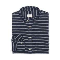 Here it is. A comfy fabric. A beautiful color. And nautical stripes look great on everyone. 