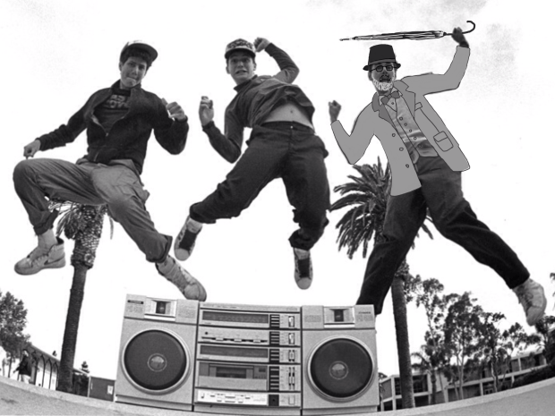 Q: If you could “channel” the style traits of any personality, who would it be? A: I'd say somewhere between an Oxford college professor and a Beastie Boy.